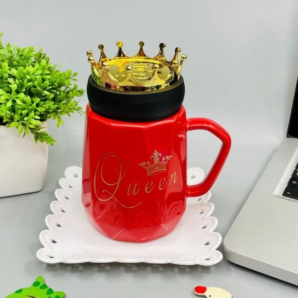 Queen Insulted Mug Crown Cover Gift For Mom For Wife