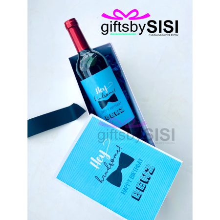 Special Celebrations Personalized Wine With Custom Greeting Card