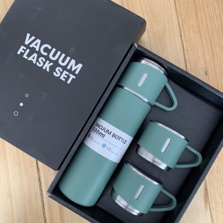 Executive Vacuum Flask & Cups Gift Set