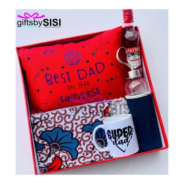 Best Dad In The Universe Gift Box Mini Pillow Mug Birthday Celebration Gift