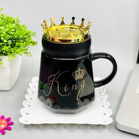 King Insulated Mug Crown Cover Gift For Him For Husband For Dad