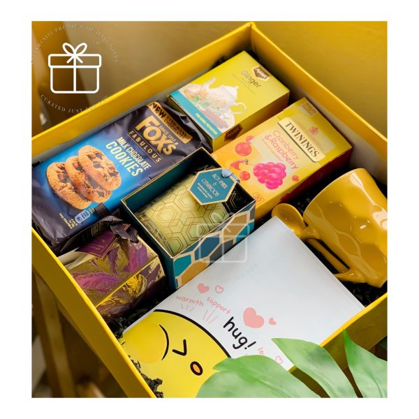 Hello Yellow Treat Box Get Well Soon Tea Scented Candle Gift Box - Image 2