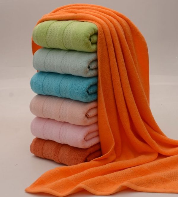 Personalized Monogrammed Bath Size Towel Gift For Him For Her Birthday Celebration - Image 3