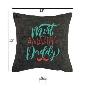 “Most Amazing Dad” Mini Pillow