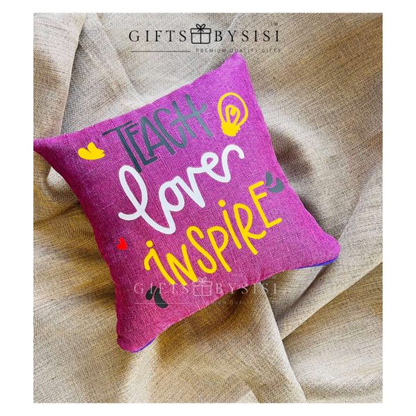 Purple Teacher Pillow