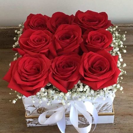 Rose Blast Flower Box Gift For Lover Wife Girlfriend