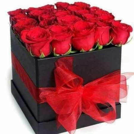 20 Stems Of Fresh Roses In Box Gift For Her