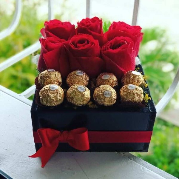 I Love You A Lot Fresh Rose Box For Her