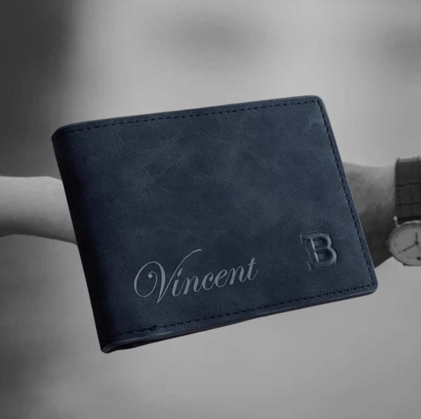 Personalized Fashion Men’s Leather Wallet