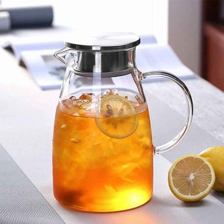 68 Ounce Heat Resistant Glass Pitcher