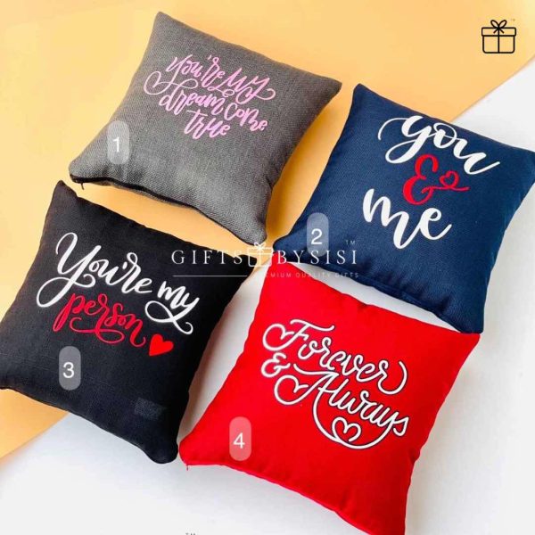 Square Valentines Day Mini Pillow