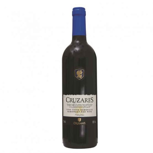 Cruzares Vino Tinto Semi Sweet Red Wine -750ml