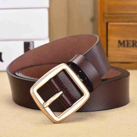 Genuine Leather Slim Men’s Belt