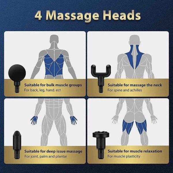 Smart Handheld Muscle Massage Gun - Image 6