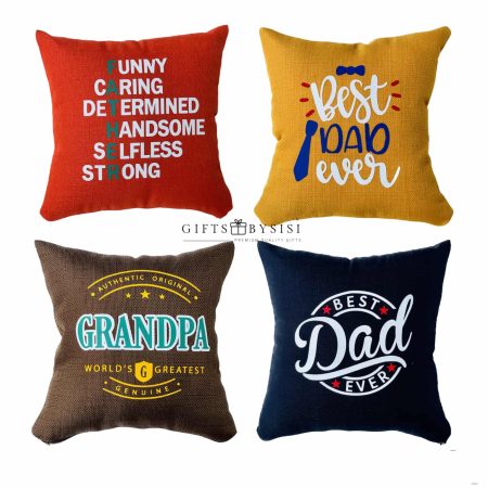 Dad Cushion Collection Birthday Gift For Dad Custom Dad Pillow