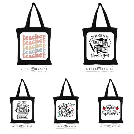 14” x 14” Personalized Teacher Tote Teacher Appreciation Gift