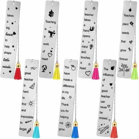 Teachers Appreciation Bookmark Thank You Teacher Gifts
