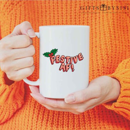 Festive AF White Mug Gift