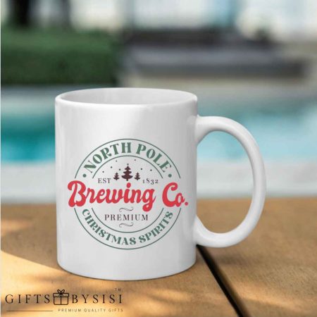 North Pole Christmas White Mug Gift