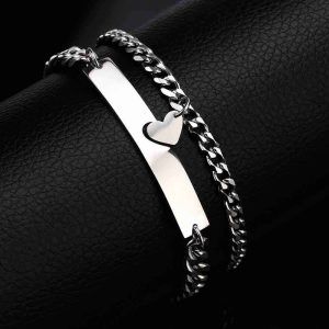 Linked by Love Matching Couple Bracelet