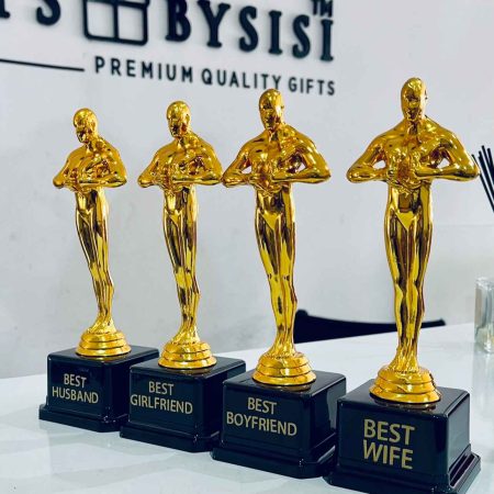 Faux Oscar Award Gold-Plated Shiny Award Gift Best Dad Best Mom Anniversary Father’s Day Mothers Day Gift Item