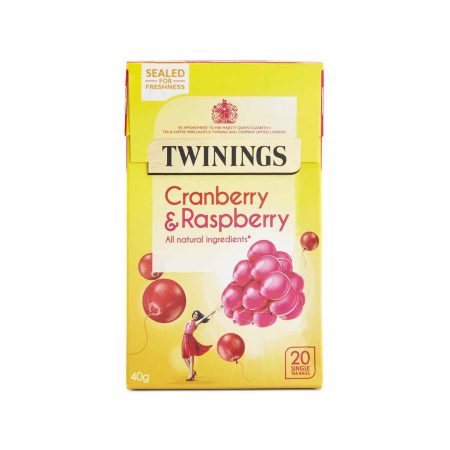 Twining’s Cranberry And Raspberry Herbal Tea Rejuvenating Brew