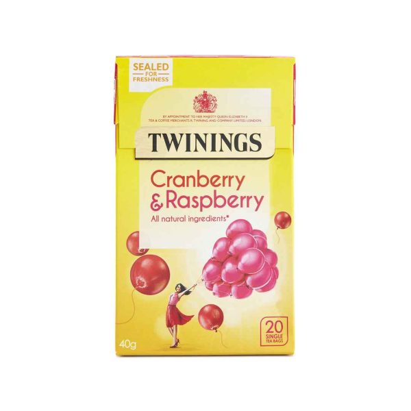 Twining’s Cranberry And Raspberry Herbal Tea Rejuvenating Brew