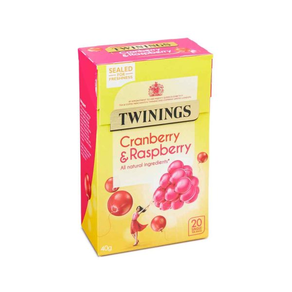 Twining’s Cranberry And Raspberry Herbal Tea Rejuvenating Brew - Image 2