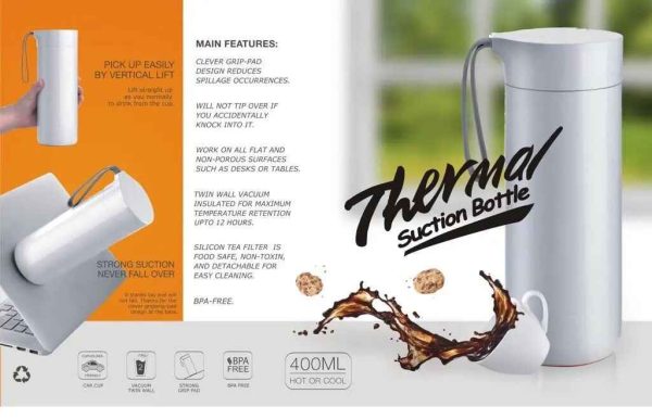 Personalized Non-Spill Suction Thermal Flask Gift For Special Occasions - Image 2