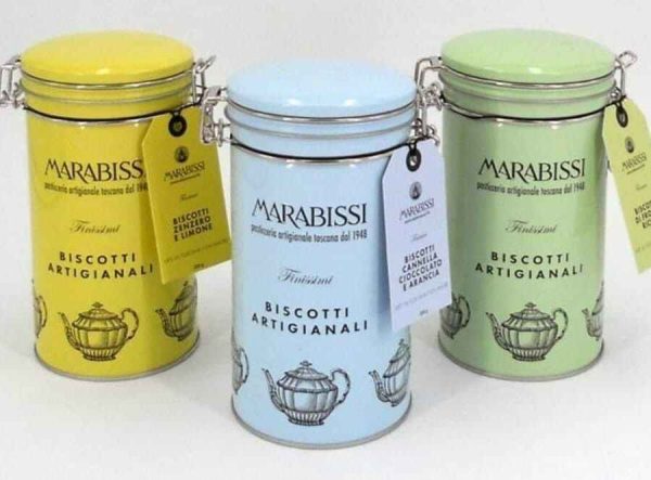 Marabissi Traditional Artigianali Biscotti Snacks in Tin - Image 2