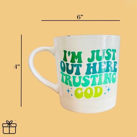 Christian Bible-Inspired Jumbo Big White Ceramic Mug Gift