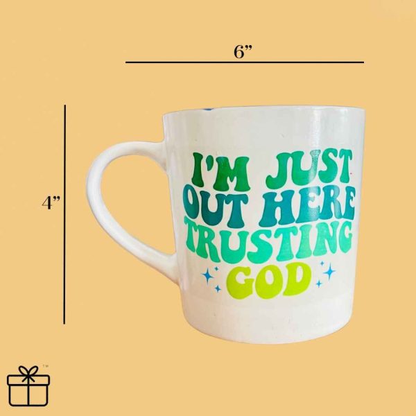 Christian Bible-Inspired Jumbo Big White Ceramic Mug Gift
