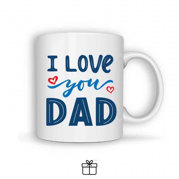 Love You Dad Sublimation Printed Father’s Day Mug