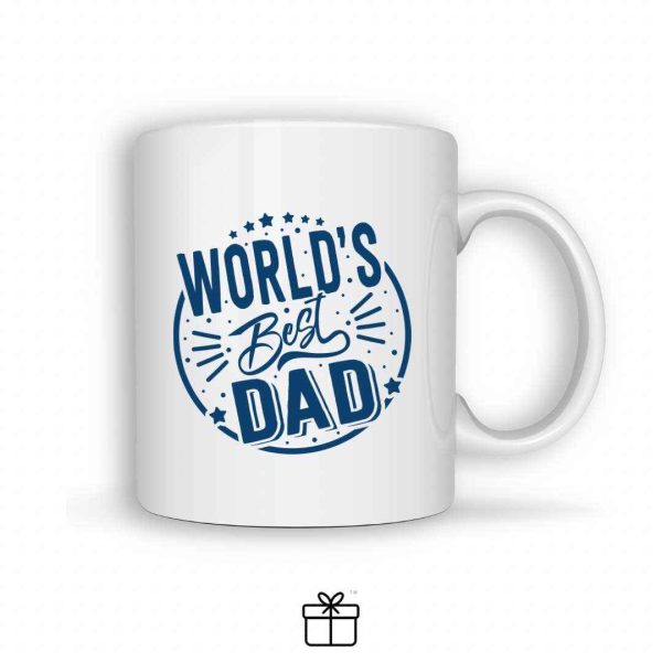 World’s Best Dad Sublimation Printed Father’s Day Mug