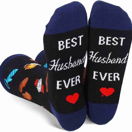 Best Husband Ever novelty cotton socks gift for husband Father’s Day birthday anniversary gift