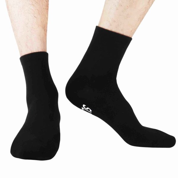 Novelty Husband Humor Cotton Black Socks Gift For Him - Image 2