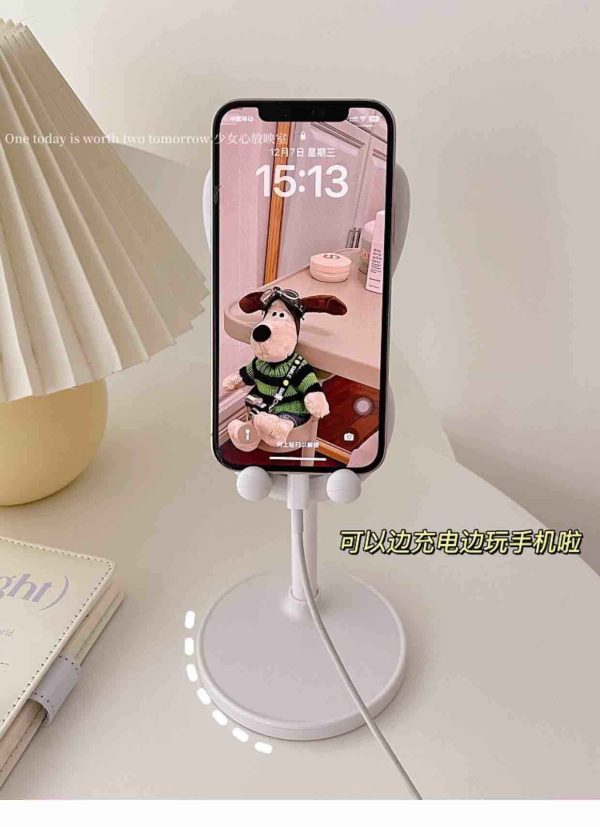 Cute Cartoon Rabbit Adjustable Desktop Phone And Tablet Holder Gift - Image 5