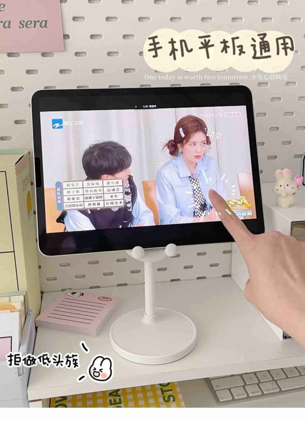 Cute Cartoon Rabbit Adjustable Desktop Phone And Tablet Holder Gift - Image 3
