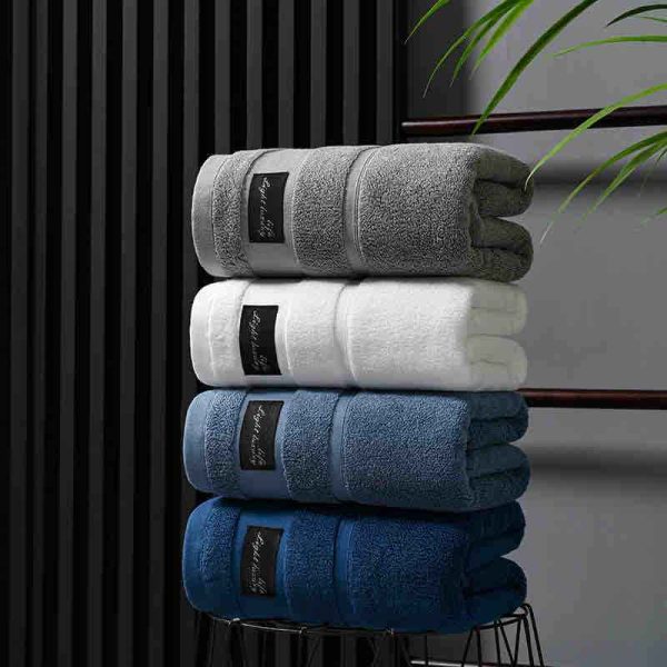 Happy Father’s Day Personalized Monogrammed Fathers Day Dad Bath Size Towel - Image 2