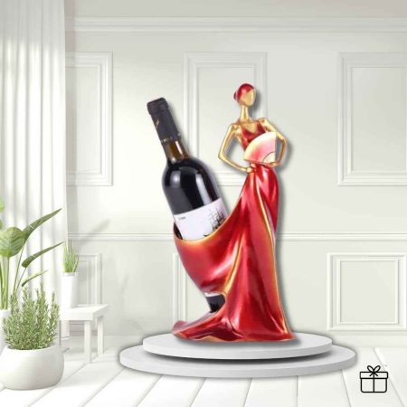 Elegant Lady Decorative Art Wine Holder