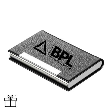 Branded Leather Card Holder - Corporate Company Appreciation Gift