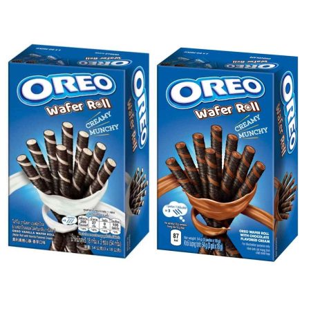 Oreo Wafer Roll With Vanilla Flavored Cream