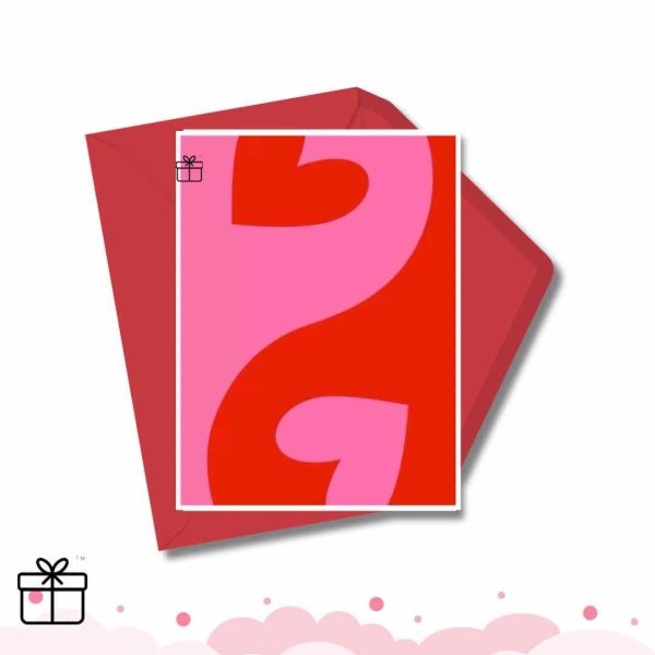 Ying Yang Personalized Valentine’s Lovers Greeting Card