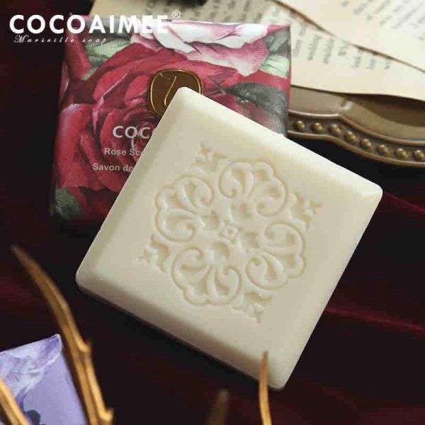 Cocoaimee Savon Rose-Scented Bath Soap Gift - Image 3