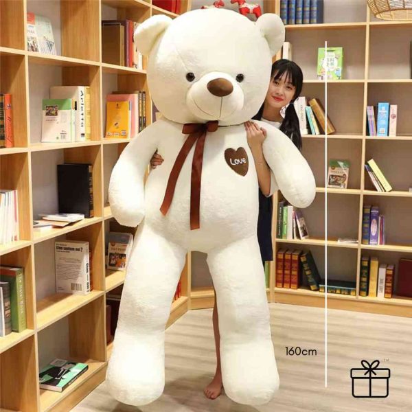 160cm Giant Human Size Teddy Bear Valentine Romantic Gift