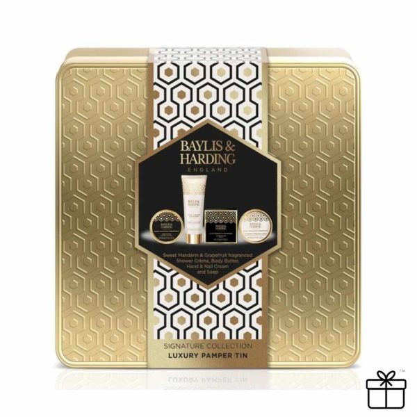 Baylis & Harding Sweet Mandarin & Grapefruit Luxury Pamper Tin Gift Set