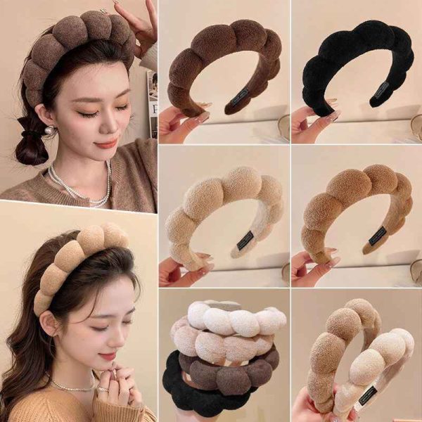 Soft Stylish Plush Padded Headband - Image 2