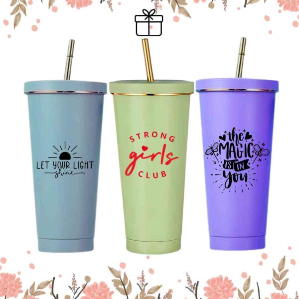 750ml IWD Stainless Sipping Cup With Straw