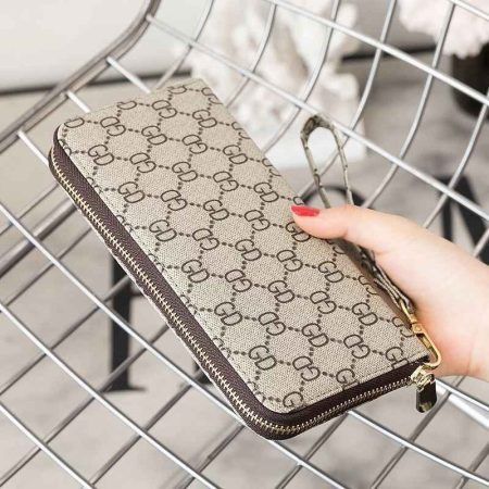 GD Light Brown Leather Wallet