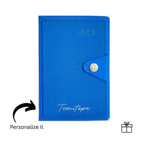 Stylish Blue Sleek 2025 Diary Planner